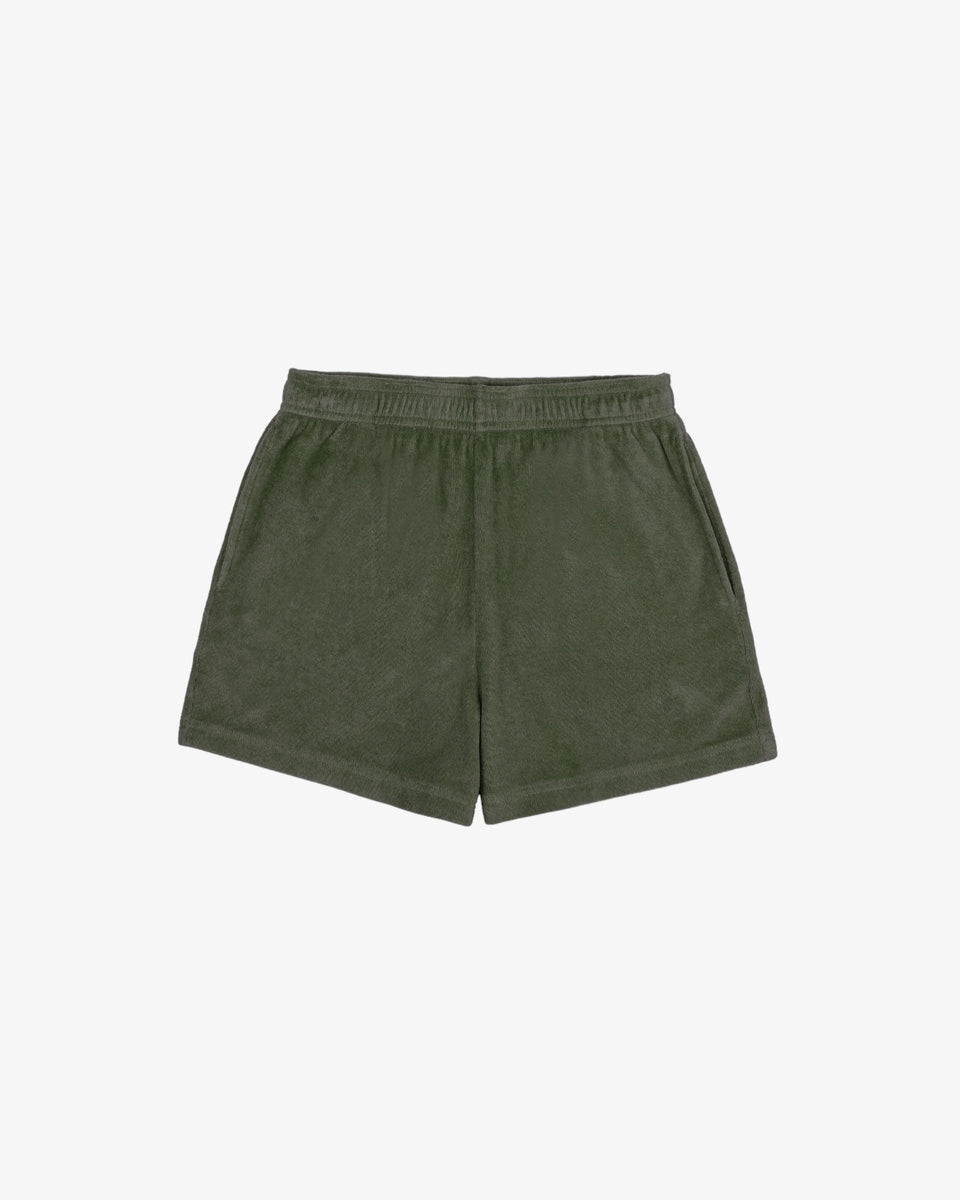 Venecia Olive Green Toweling