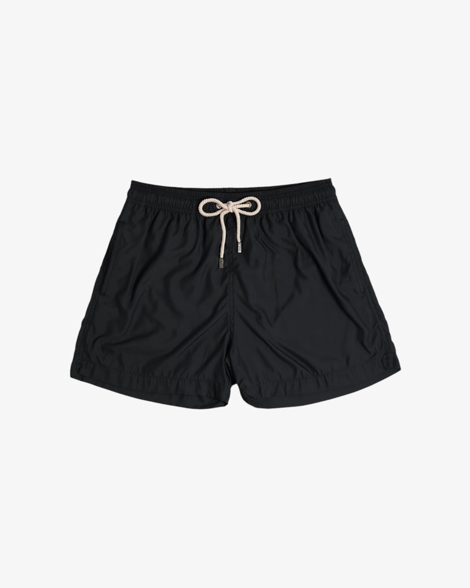 Venecia Solid Black Swimshort