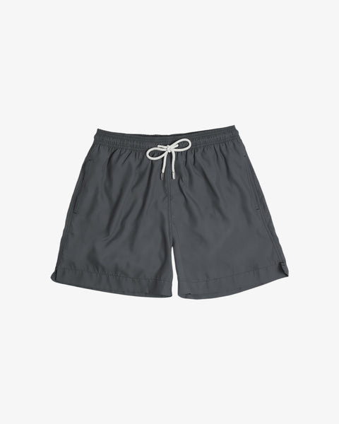 Venecia Solid Dark Grey Swimshort