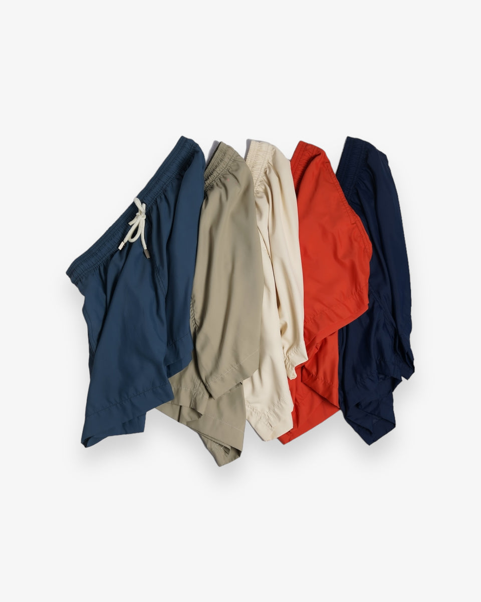 3 x Swim Shorts | Greige + Blue + Terracota
