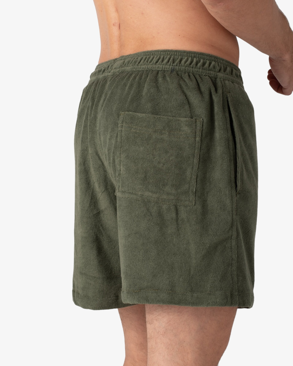 Venecia Olive Green Toweling